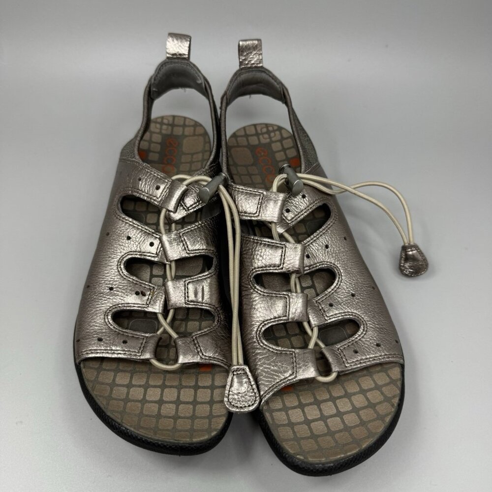 Ecco Jab Toggle Metallic Draw String Gladiator Sp… - image 5